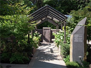 First Presbyterian Church of Bellevue Columbarium Garden Bellevue, Washington completed by Jamie Fleckenstein while at Berger Partnership